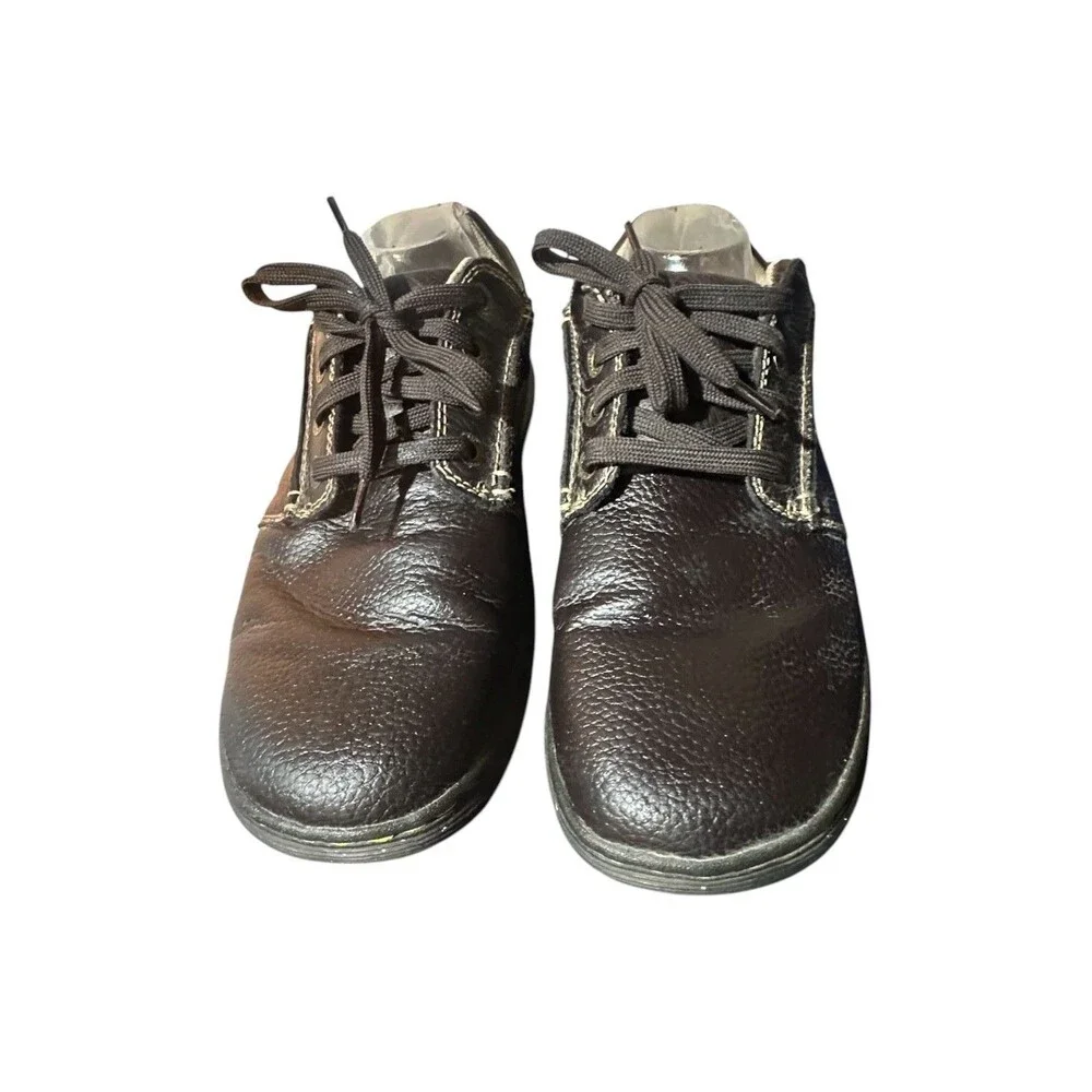 Dr. Martens Rockland Dark Black Leather Oxford Mens Shoes Lace Up Sz 11 M Used